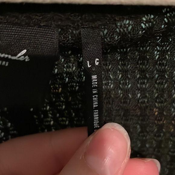 Black waffle Henley - Picture 5 of 6